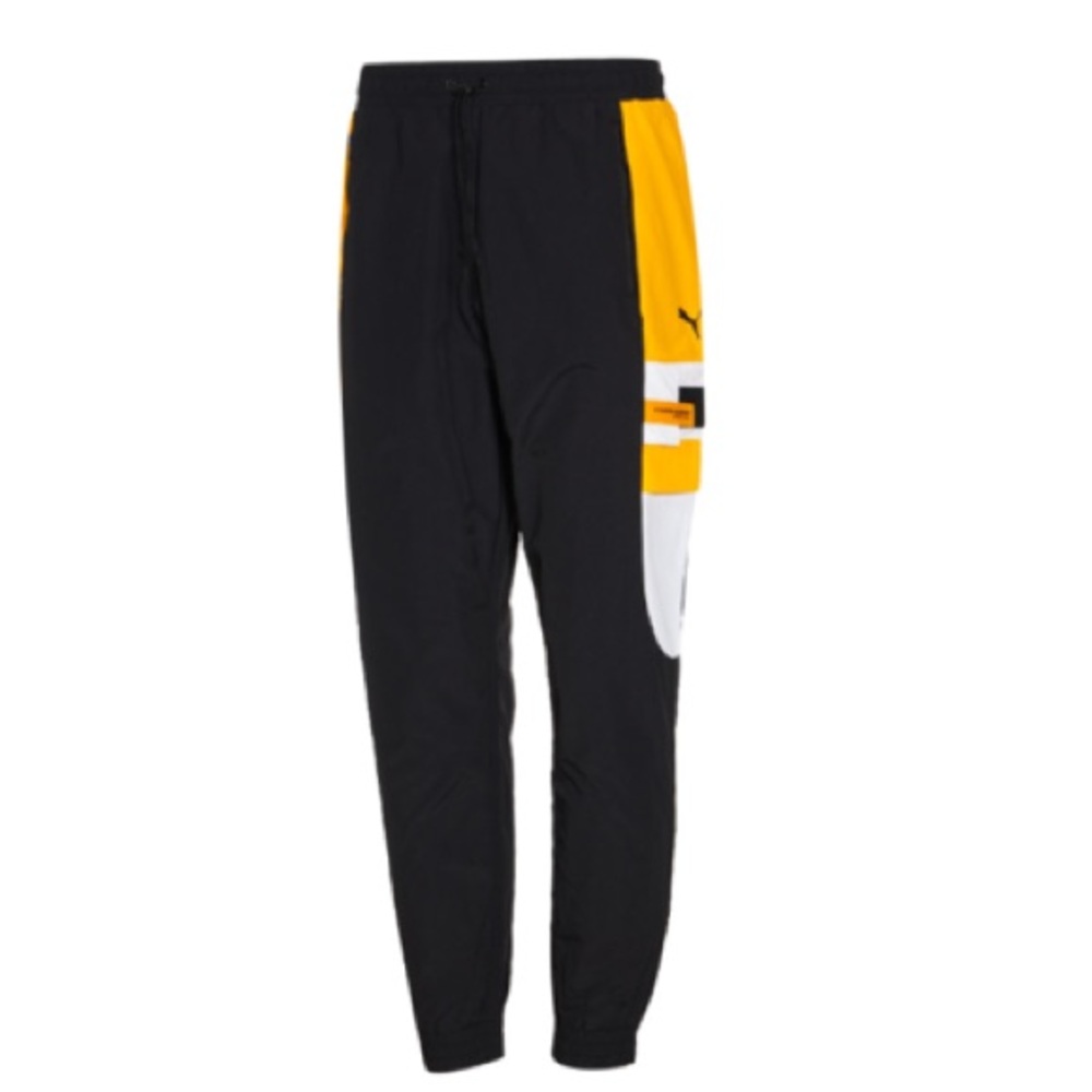 PUMA Men’s Scuderia Ferrari Race Statement Track Pants Yellow Medium